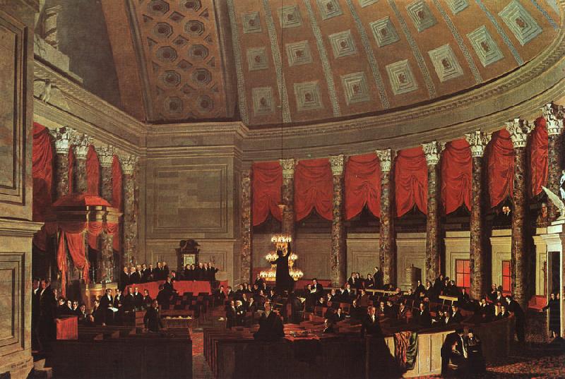 Samuel Finley Breese Morse Congress Hall china oil painting image